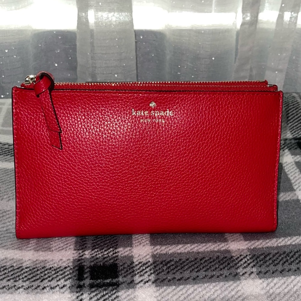 Kate Spade Mulberry Street Malea Double Pocket Clutch Wallet